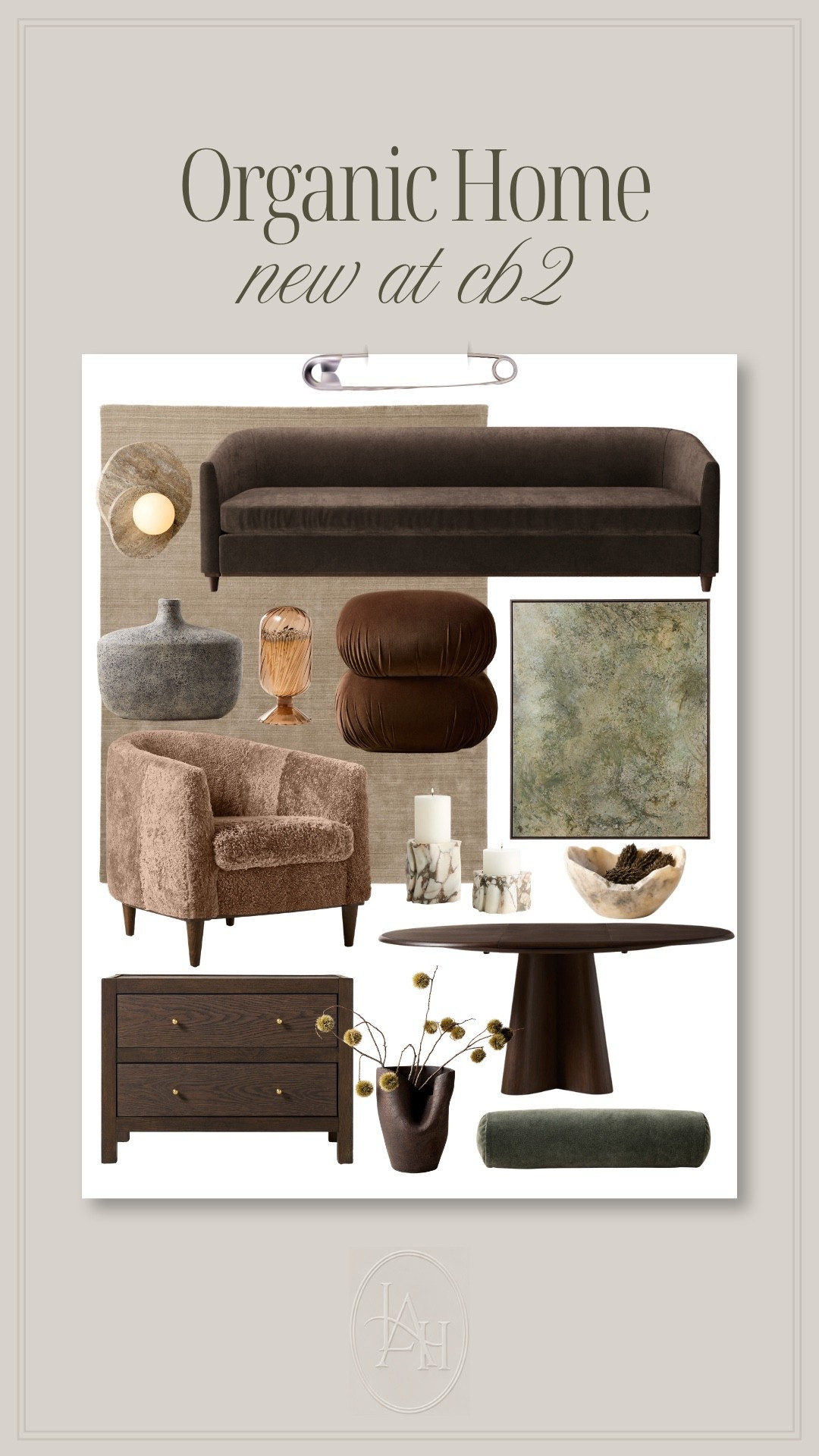 Earthy organic new home finds and favorites from CB2! The prettiest mix of textures, materials, and shapes. Velvet, marble, wood, stone. A gorgeous mix!

#LTKHome