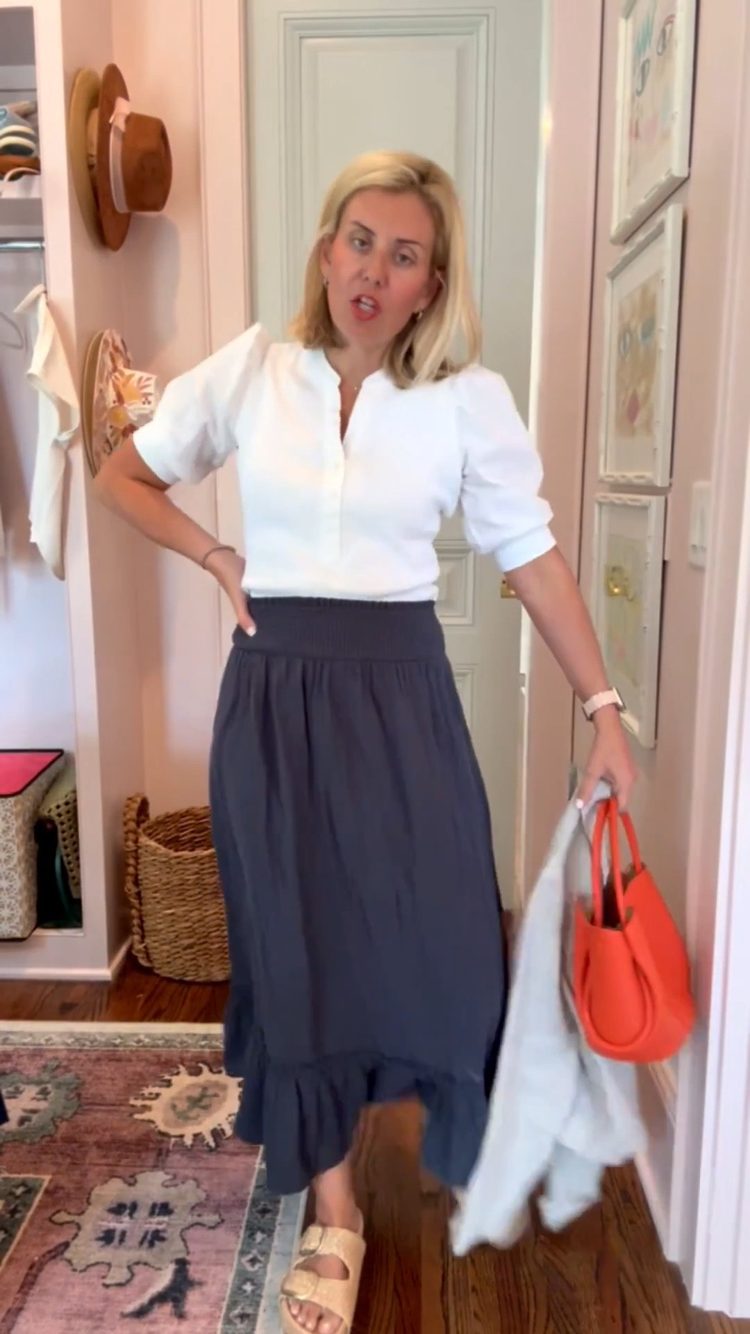 Oh the best selling gauze skirt and mixedmedia top! I mix and match these pieces with everything in my closet! 
Top, Skirt & Jacket - xs
Sandals - 8.5 (size up 1/2)

#LTKdayinmylife #LTKootd #LTKmomlife