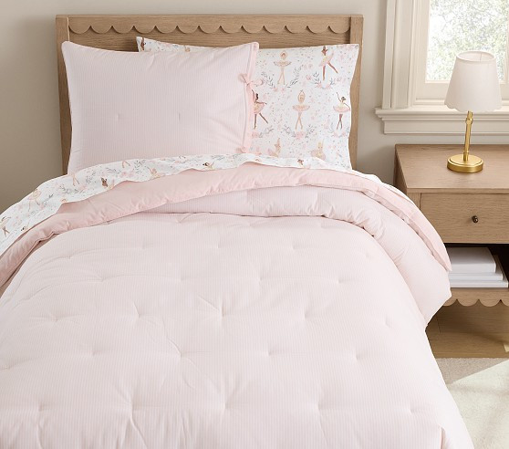 Chambray Reversible Comforter & Shams | Pottery Barn Kids