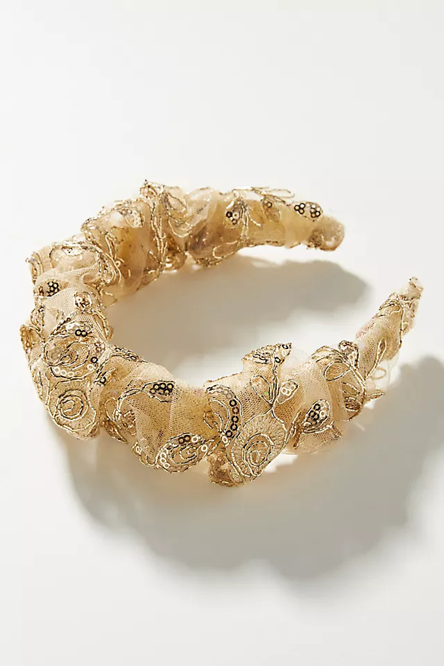 Francesca Sequined Headband | Anthropologie (US)