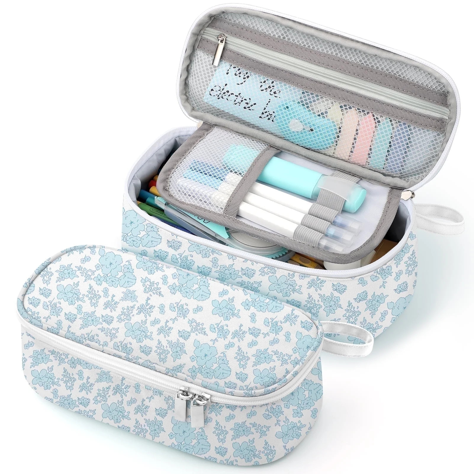 Livhil Cute Pencil Case, Large Capacity Pen Pouch Handheld Pencil Bag, Pencil Box for Kids Elemen... | Walmart (US)
