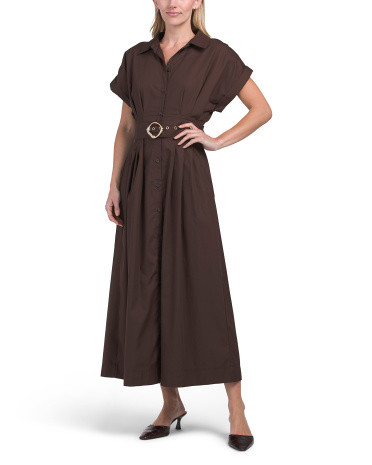 Belted Shirt Dress | TJ Maxx