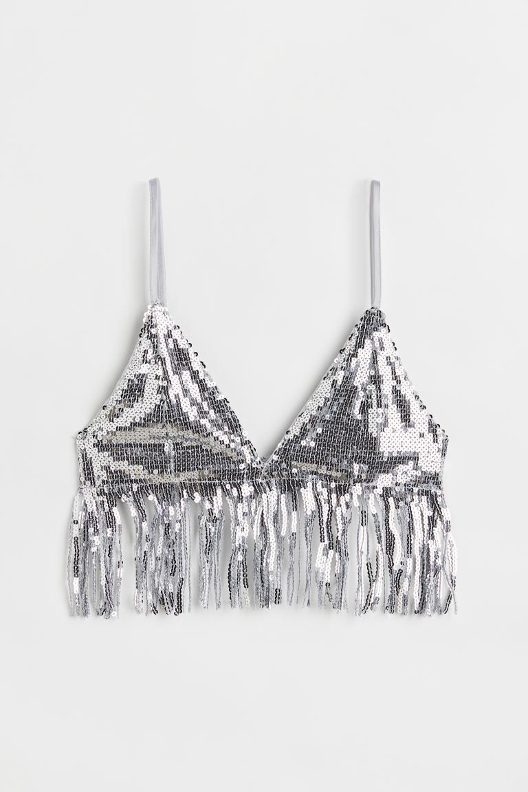 Sequined Bralette Top | H&M (US)