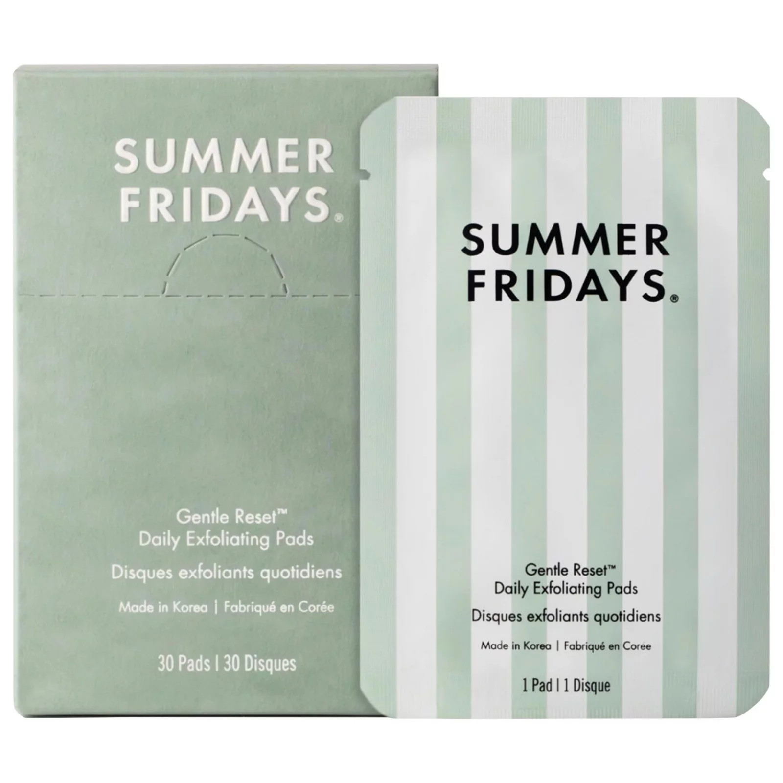 Summer Fridays Gentle Reset Daily Exfoliating Pads to Smooth + Minimize Pores with AHAs, Size: 7.8 FL Oz, None | Kohl's
