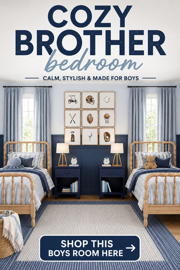 Looking for shared boys bedroom ideas that are both cozy and functional