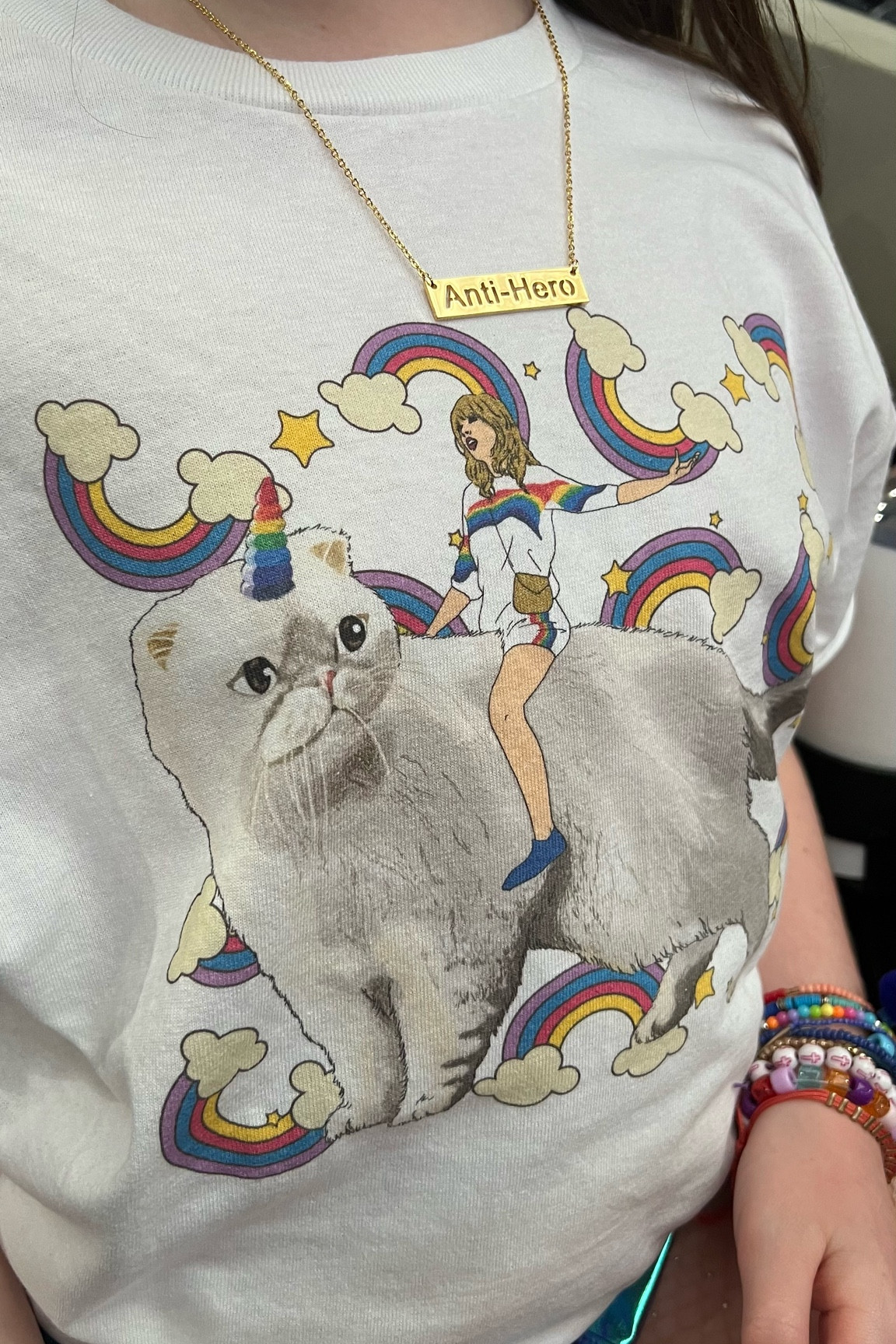 Taylor Swift kittycorn shirt for Eras Tour  

#LTKunder50 #LTKFestival #LTKkids
