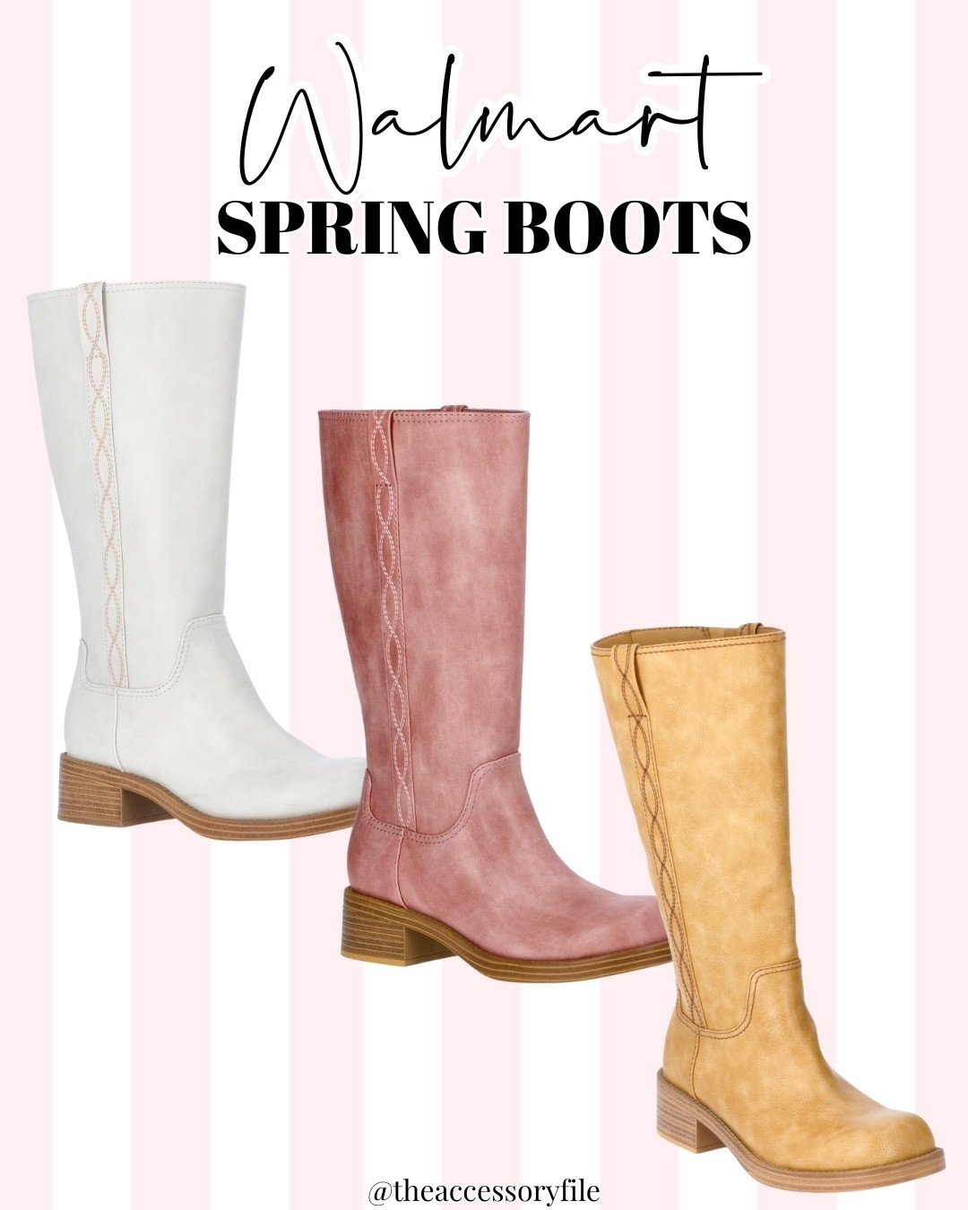 New spring boots from Walmart! 

Spring shoes, Walmart finds, Walmart fashion, Walmart deals, Walmart style 

#LTKSeasonal