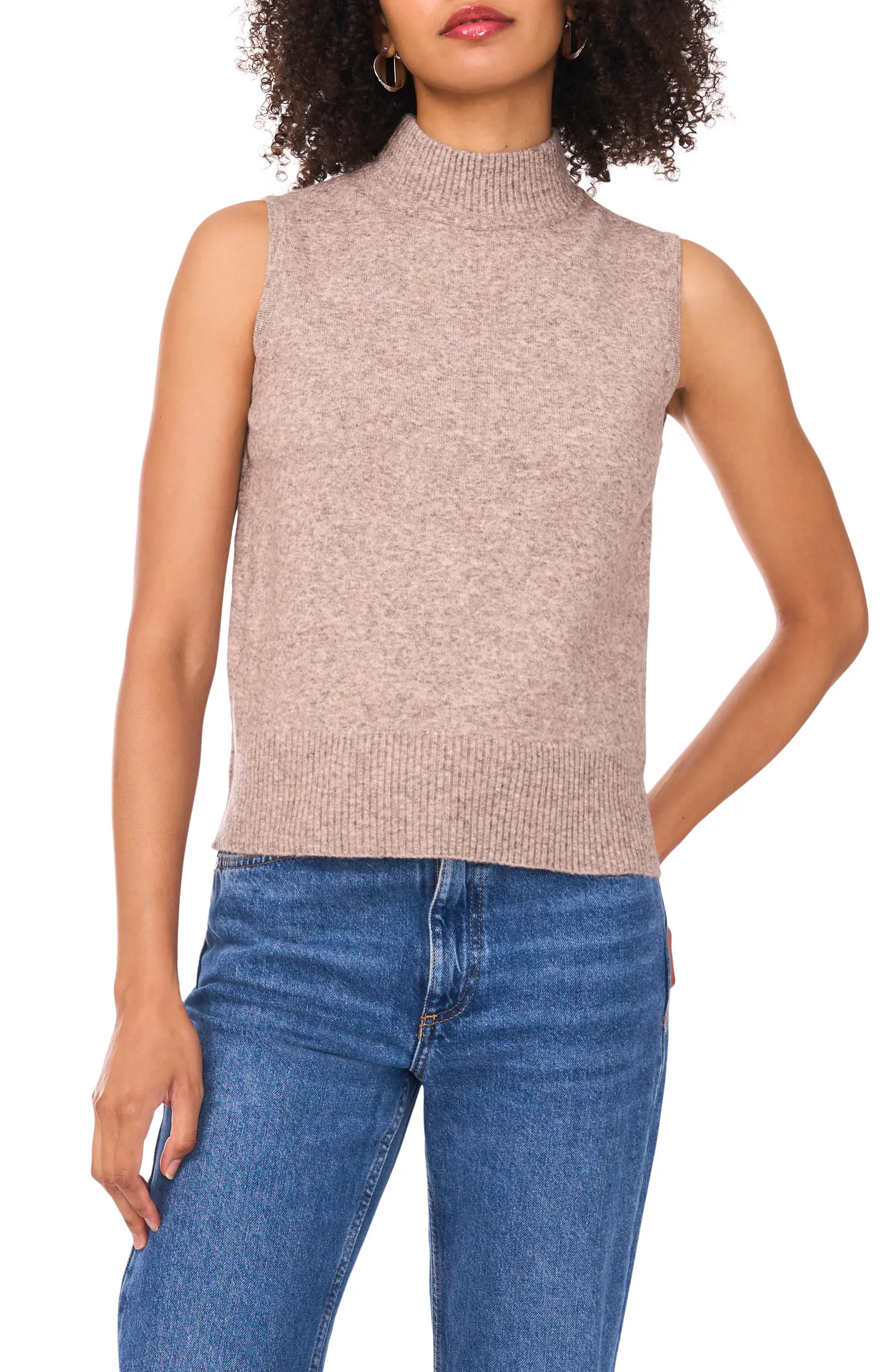 Mock Neck Sleeveless Sweater | Nordstrom Rack