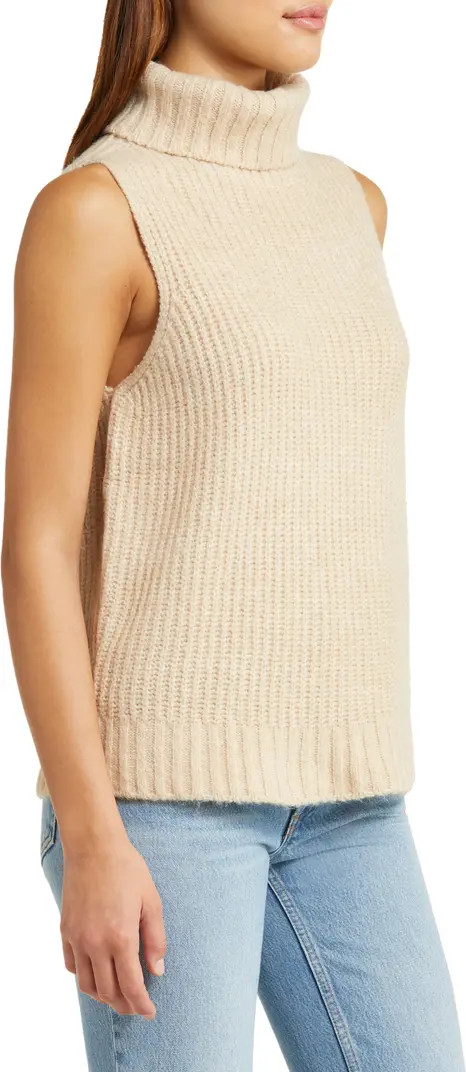 Shay Sleeveless Rib Cowl Neck Sweater | Nordstrom