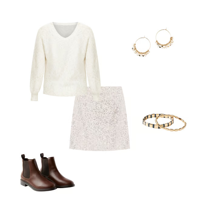 Sequin Skirt | LOFT