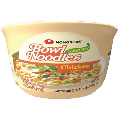 Nongshim Bowl Noodle Soup Savory Chicken 3.03 oz | Target