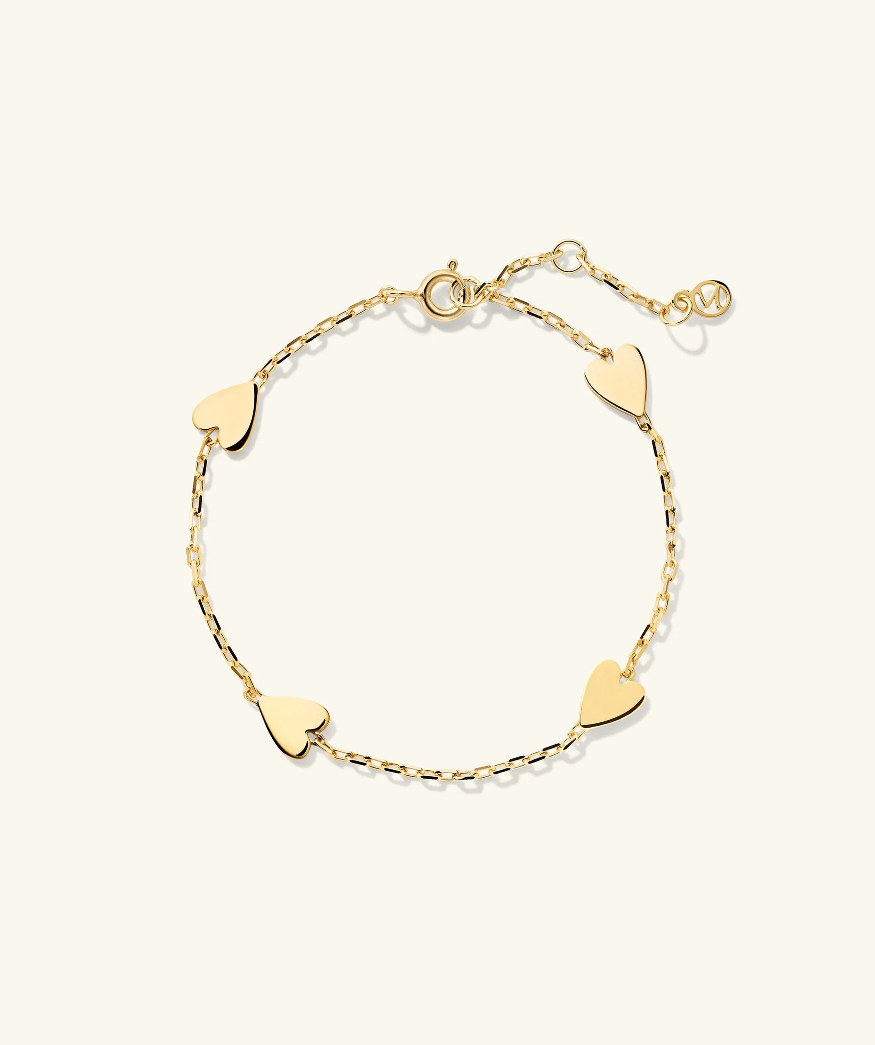Heart Station Bracelet | Mejuri Fine Crew