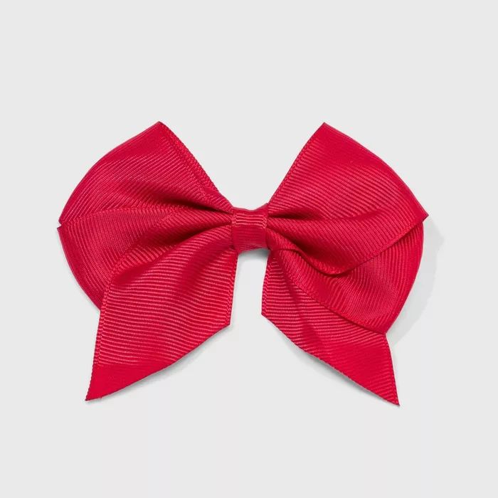 Girls' Bow Hair Clip - Cat & Jack™ Red | Target