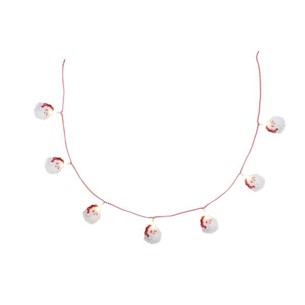 Santa LED Garland | Mud Pie