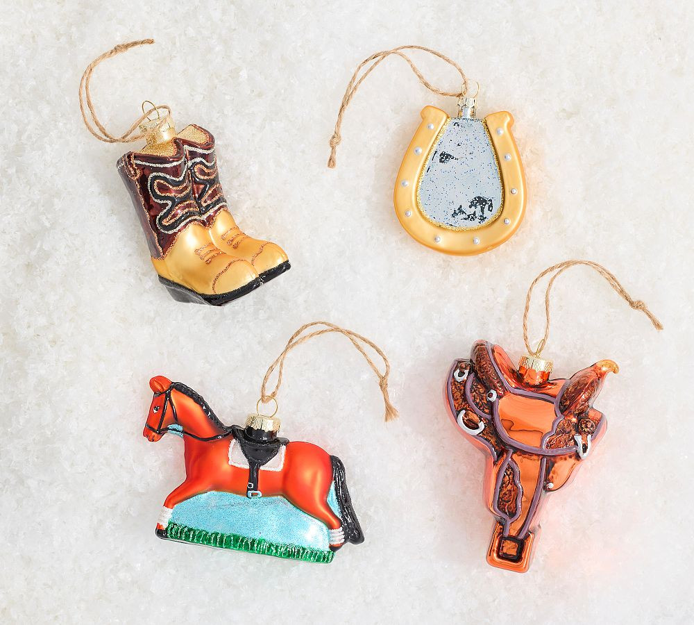Equestrian Ornaments - Set of 4 | Pottery Barn (US)
