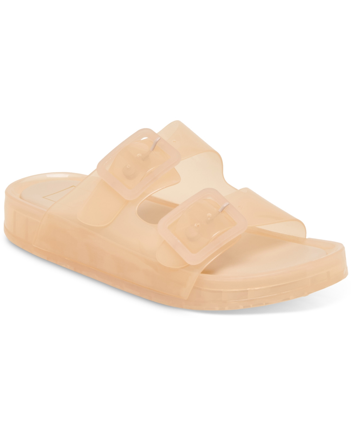 Dolce Vita Women's Julio Jelly Double-Band Jelly Footbed Sandals - Praline Vinyl | Macy's