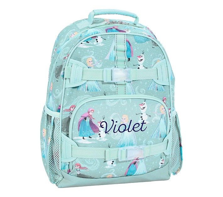 Mackenzie Aqua Disney Frozen Backpacks | Pottery Barn Kids