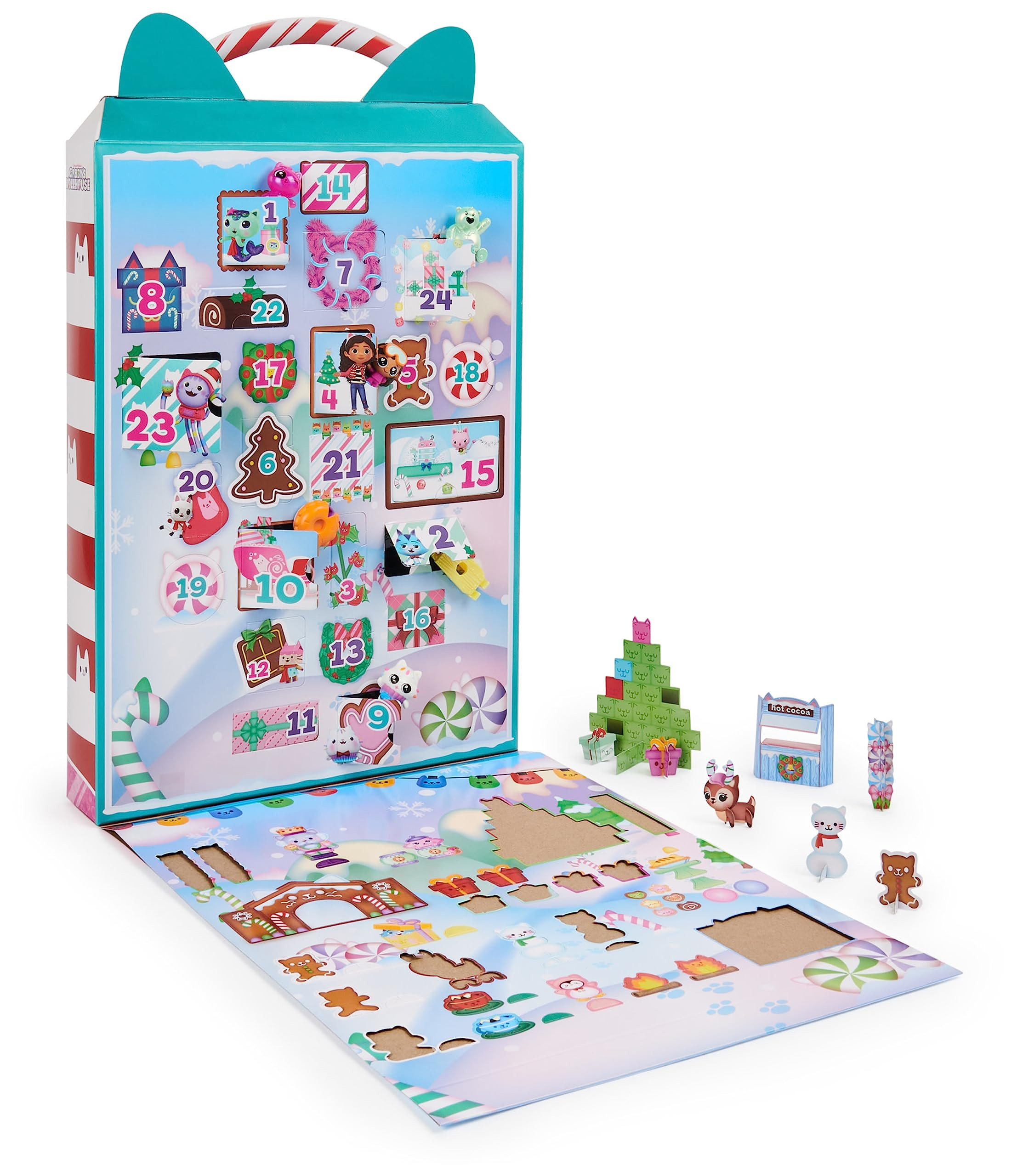 Gabby’s Dollhouse, Advent Calendar 2023, 24 Surprise Toys with Figures, Stickers & Dollhouse Ac... | Amazon (US)