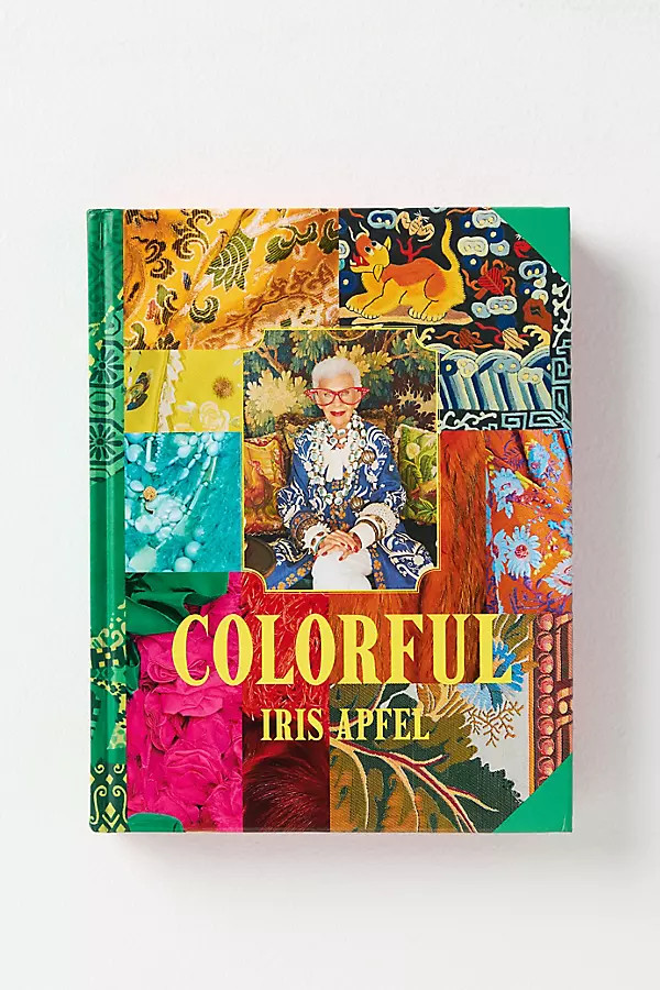 Iris Apfel: Colorful Hardcover Coffee Table Book | Anthropologie (US)