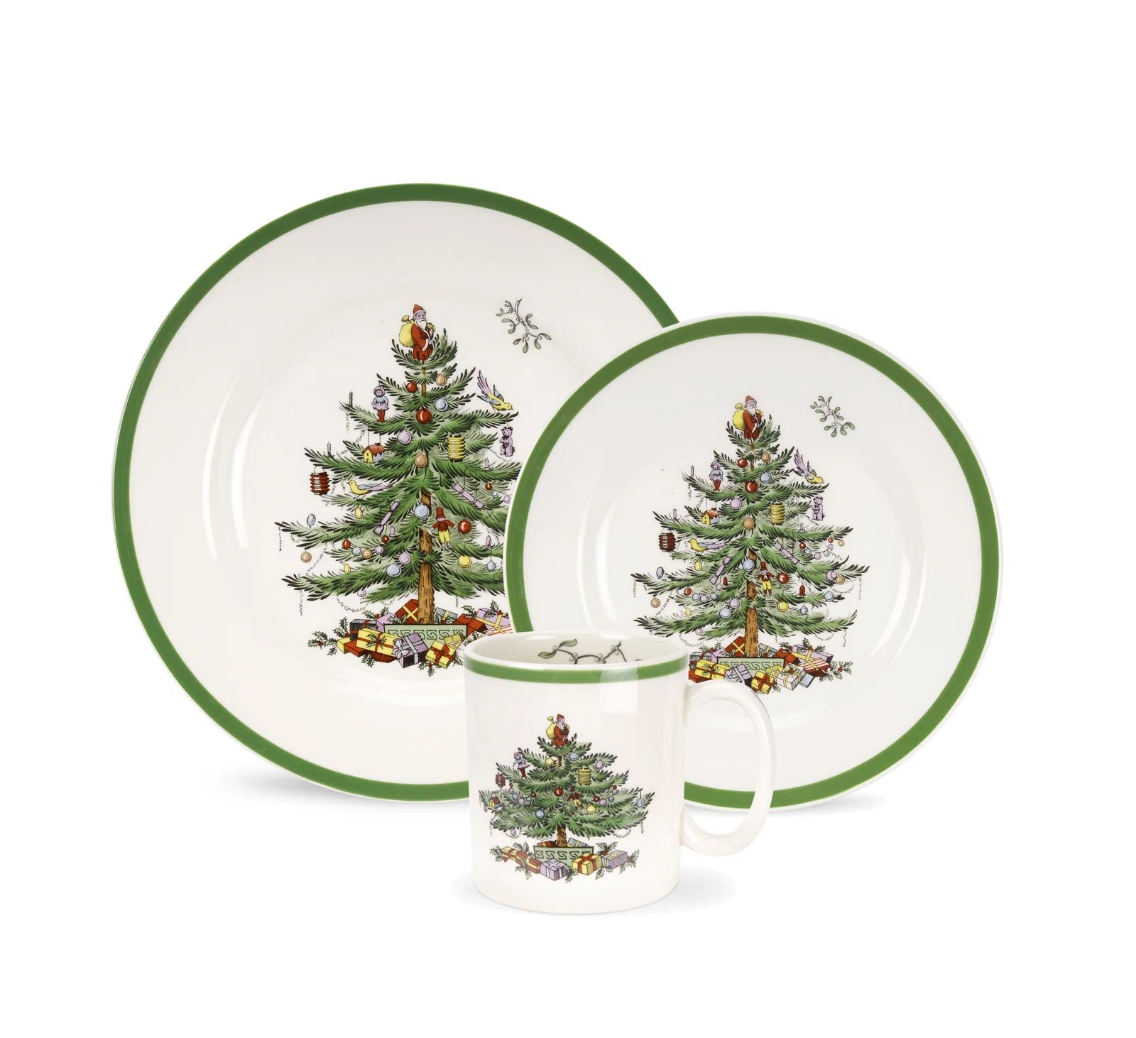 Spode Christmas Tree Earthenware Dinnerware Set - Service for 4 | Wayfair North America