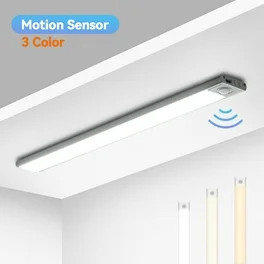 LOFTER-PRO 3 Pack Motion Sensor Light Wireless 10 LED Under Cabinet Lighting Night Light Bar Safe... | Walmart (US)