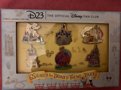 D23 65 years of Disney theme park limited edition pin set  | eBay | eBay US