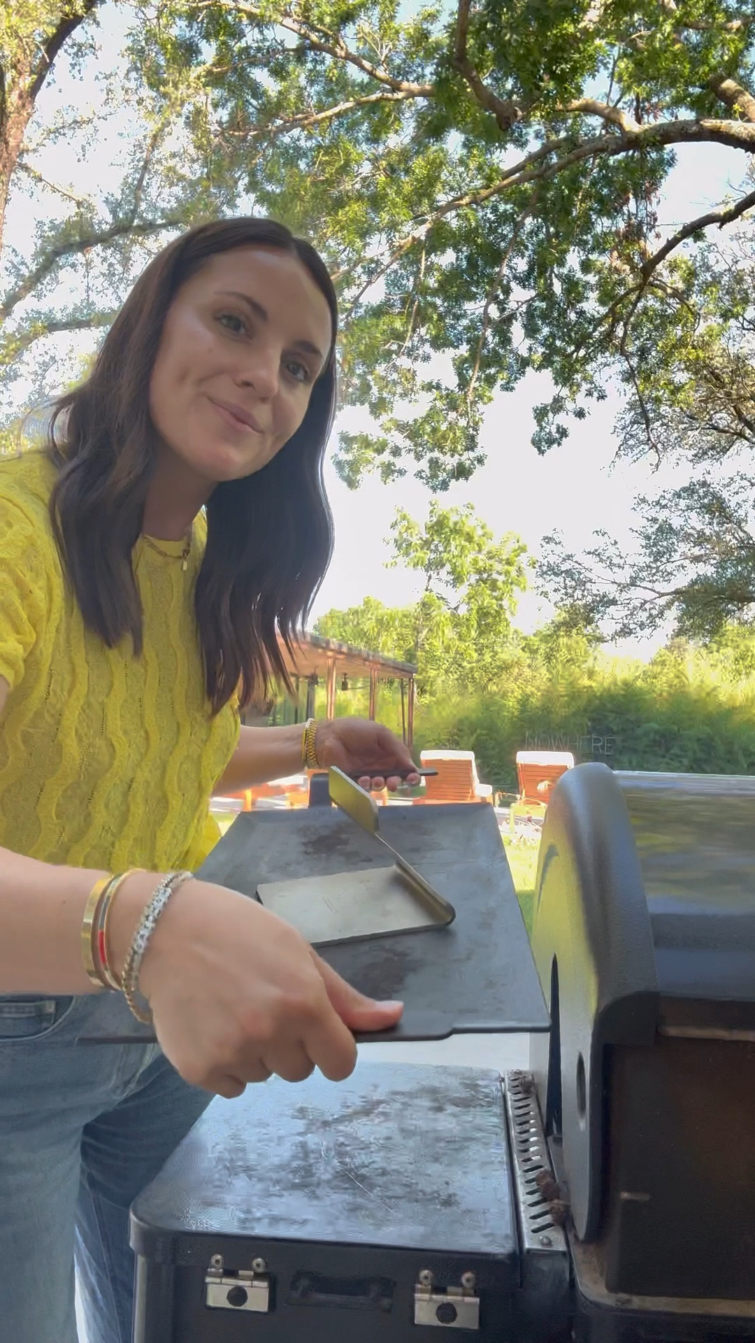 BOUGIE BURGER NIGHT 🍾 These smashburgers with “special truffle sauce” are going to change your burger game 🍔✨ If you’re looking to make a switch to clean cookware that’s free from harmful chemicals, the @madein’s Carbon Steel collection is outstanding. This griddle is pre-seasoned + naturally non-stick, ready to start using right out of the box! Versatile enough to use outdoors on a grill or indoors on any cooktop this smashburger season! 

Smashburgers with Special Truffle Sauce

Special Truffle Sauce:
½ cup mayo
¼ cup finely chopped cornichons
1 tablespoon dijon
1 tablespoon freshly squeezed lemon juice
1 tablespoon black truffle oil
Salt & pepper

Burgers:
2 pounds ground beef
Salt & pepper
6 brioche buns
12 slices gruyere

Serving:
Baby arugula
Caramelized onions
Cornichons

1️⃣ In a small bowl, combine the mayo, chopped cornichons, Dijon, lemon juice, and truffle oil. Season with salt & pepper to taste. Stir well, then cover and refrigerate until ready to use. This keeps well for 5 days.
2️⃣ Thinly slice 2 large yellow onions. In a large skillet over medium heat, warm 1–2 tablespoons of oil. Add onions and a pinch of salt. Cook, stirring often, until deeply golden and caramelized, about 30–40 minutes. Set aside.
3️⃣ Divide the ground beef into 12 equal portions (about 2.5 to 3 ounces each) and roll into loose balls. Heat a large cast iron skillet or griddle over medium-high heat until very hot. Working in batches, place 2–3 beef balls in the skillet. Immediately smash each with a heavy spatula or burger press until very thin. Season with salt & pepper.
4️⃣ Cook for about 2–3 minutes, or until the edges are crispy and browned. Flip, top with a slice of cheese, and cook for 1–2 more minutes, or until the cheese is melted and the patties are cooked through. Transfer to a plate and repeat with remaining patties.
5️⃣ Lightly butter the brioche buns and toast cut-side down in the skillet until golden brown.
6️⃣Assemble and enjoy!

#LTKSeasonal #LTKParties #LTKHome