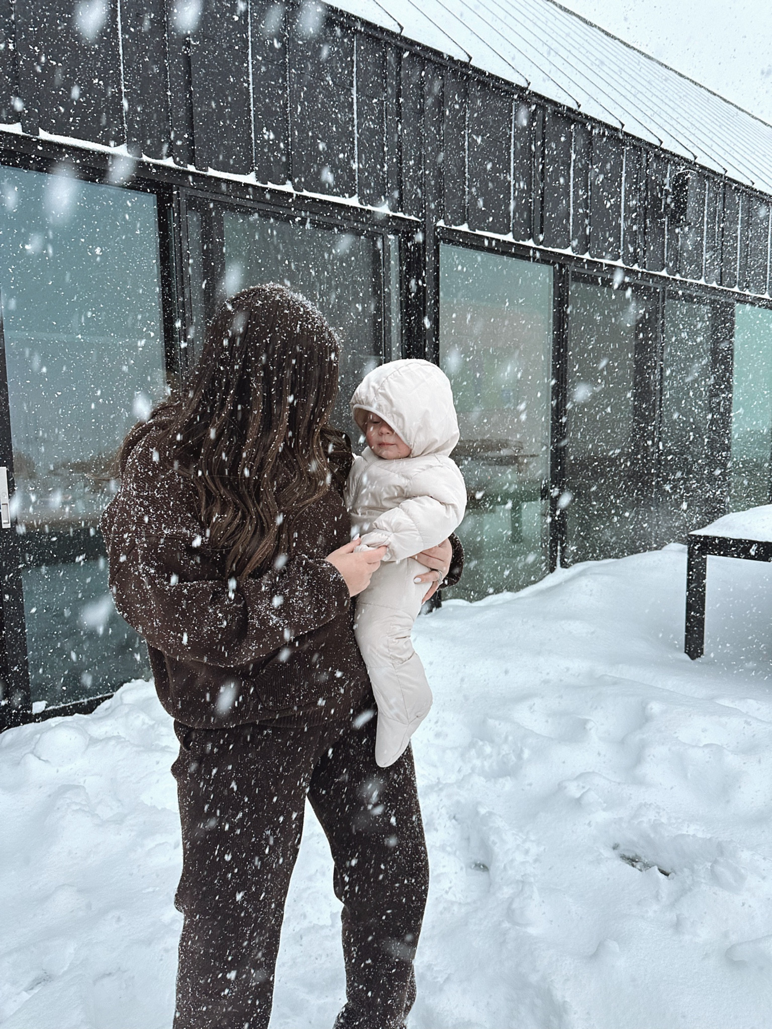 Wearing size small in both pants and sweater