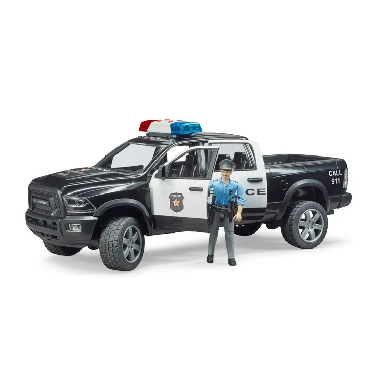 Bruder 02505 Police Ram 2500 w/ Policeman and Light & Sound Module | Walmart (US)