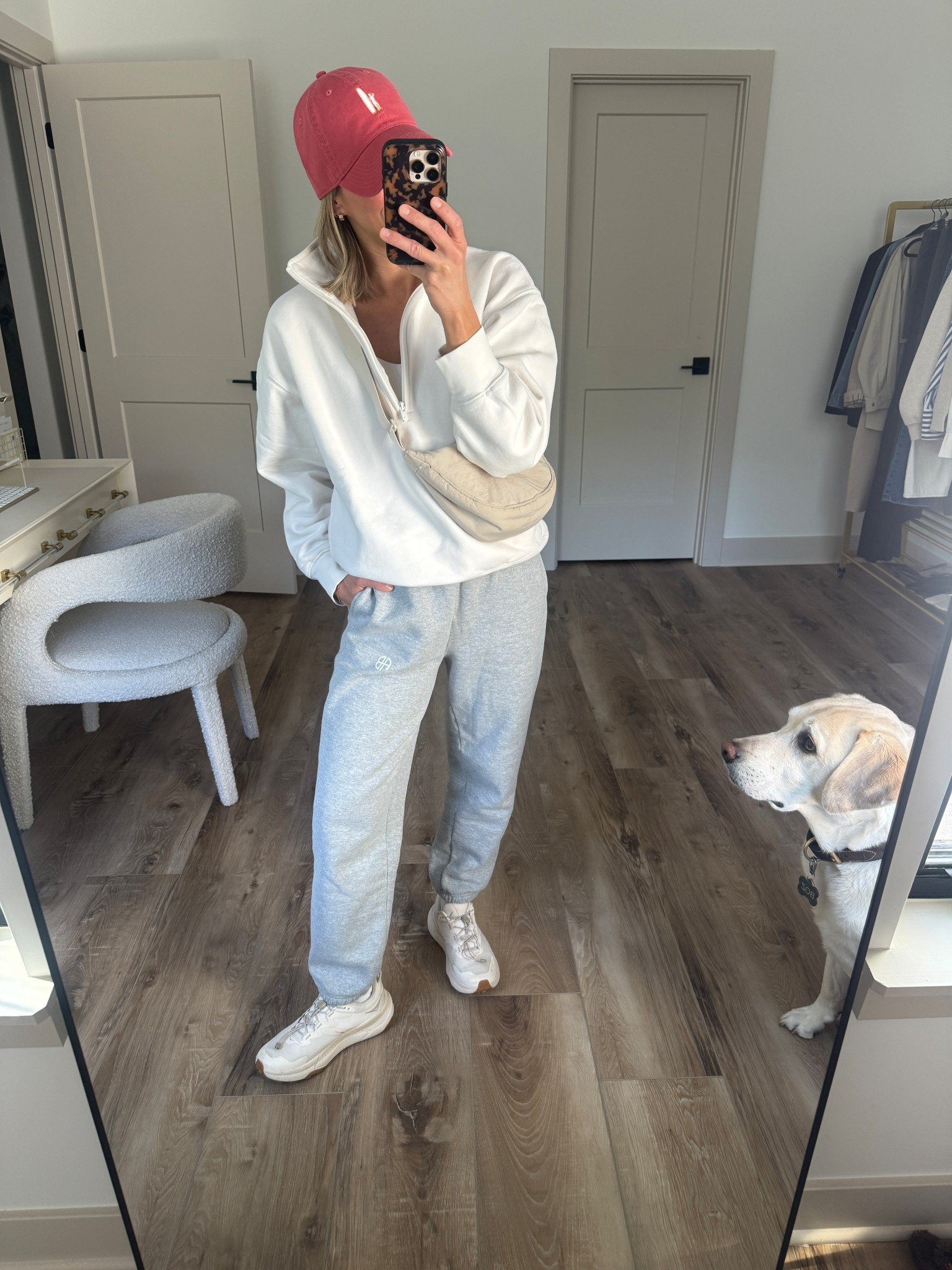 Wearing small sweatshirt, small joggers, sneakers tts 

#LTKootd #LTKOver40 #LTKgrwm