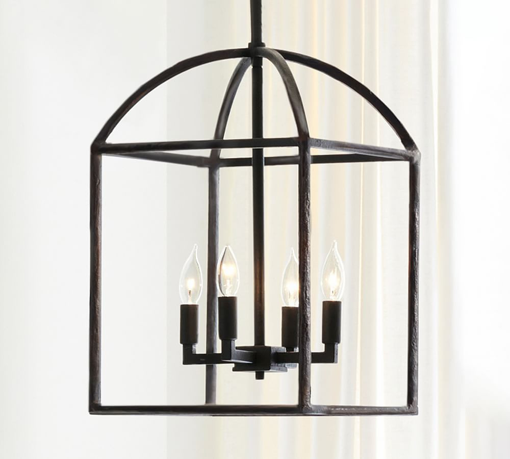 Fallon Forged-Iron Pendant | Pottery Barn (US)