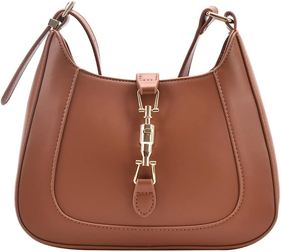 HDHTB Ladies Fashion Shoulder Bags for Women Handbag Crossbody Bag Underarm PU Leather Wallet Tot... | Amazon (US)