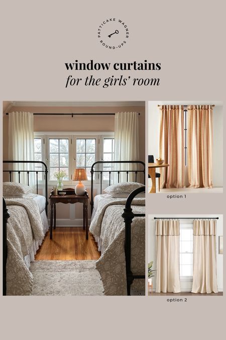 Swapping out the girls’ curtains. They love these two options so ordering both to try . The stripe curtains are on sale and the other one is a great everyday price! I love the sweet feminine details on both. 

#LTKhome #LTKsalealert #LTKstyletip
