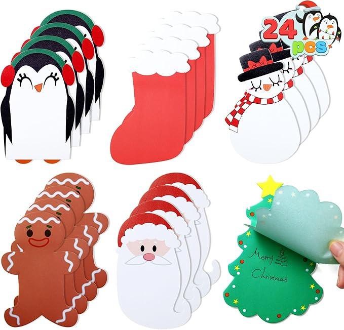 JOYIN 24 Packs Christmas Characters Notepads, Notepads for Memo, to-do-It List, Daily Planner Sta... | Amazon (US)