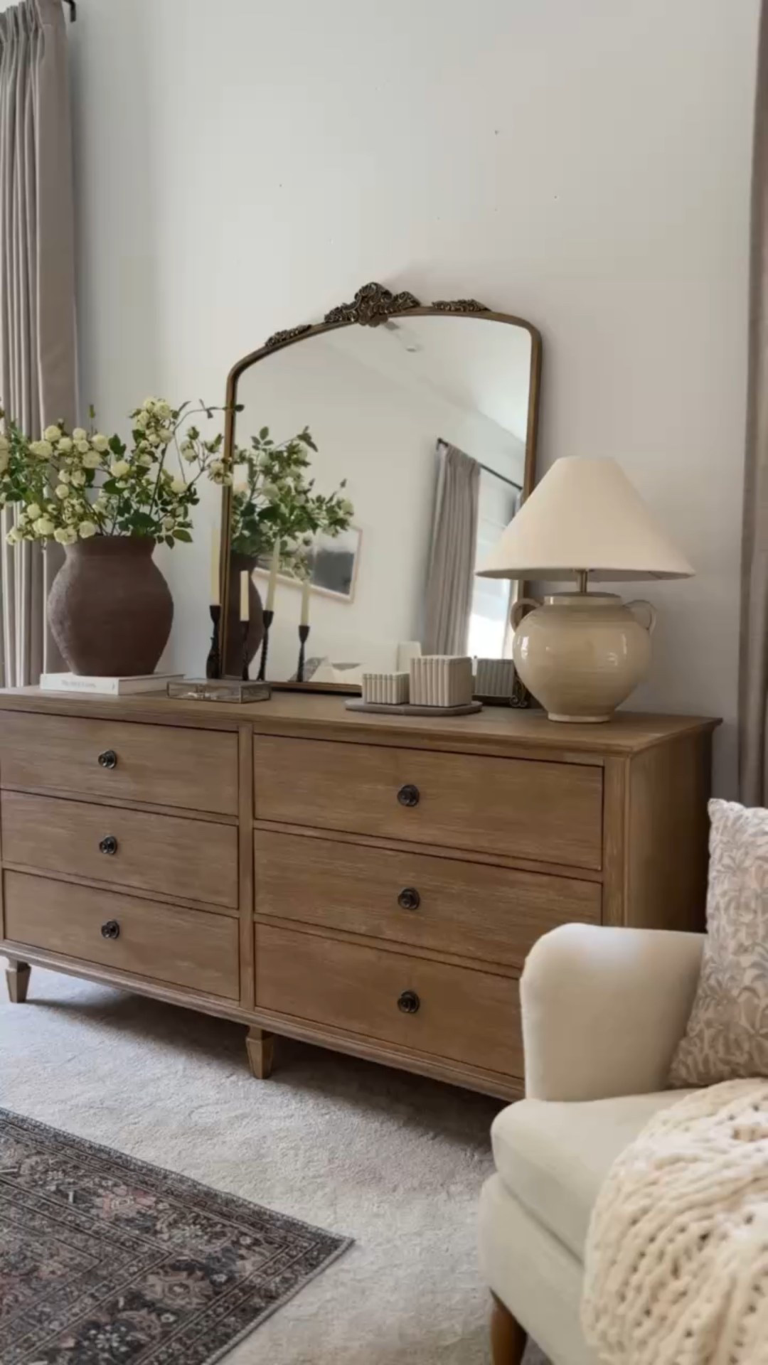 Our primary dresser is one of my favorite pieces in our home! 😍 I love all of the warm, creamy decor touches as well!

#LTKSeasonal #LTKHome #LTKFindsUnder50