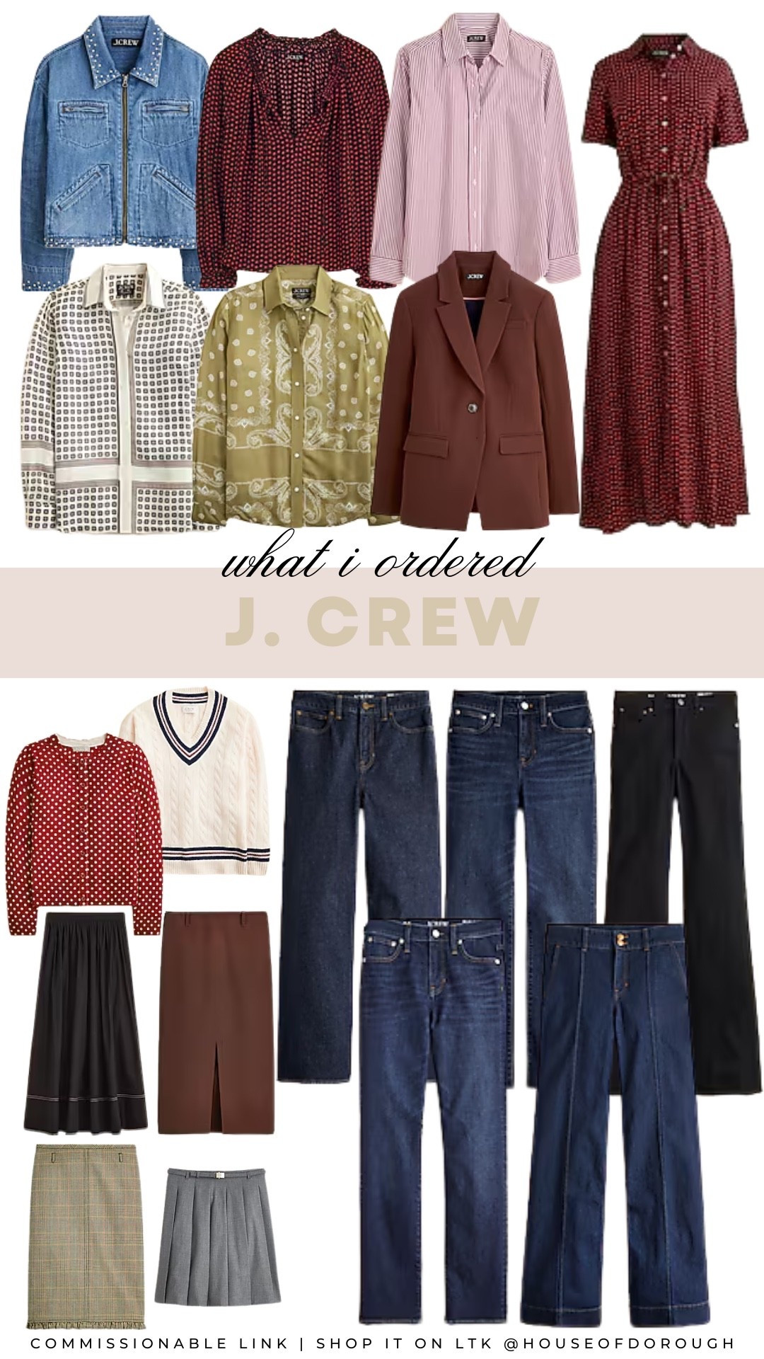 What I ordered from J.Crew! I ordered mostly 20 or 2X, and 35 in jeans! The skirts are 18 and 20! These are currently 30% off with code shopfall PLUS stackable code is LTK20 for 50% OFF!!!!

Plus size fashion, jcrew finds, fall fashion, early fall outfit ideas, trendy fashion, mom style, everyday outfit ideas

#LTKSaleAlert #LTKMidsize #LTKPlusSize