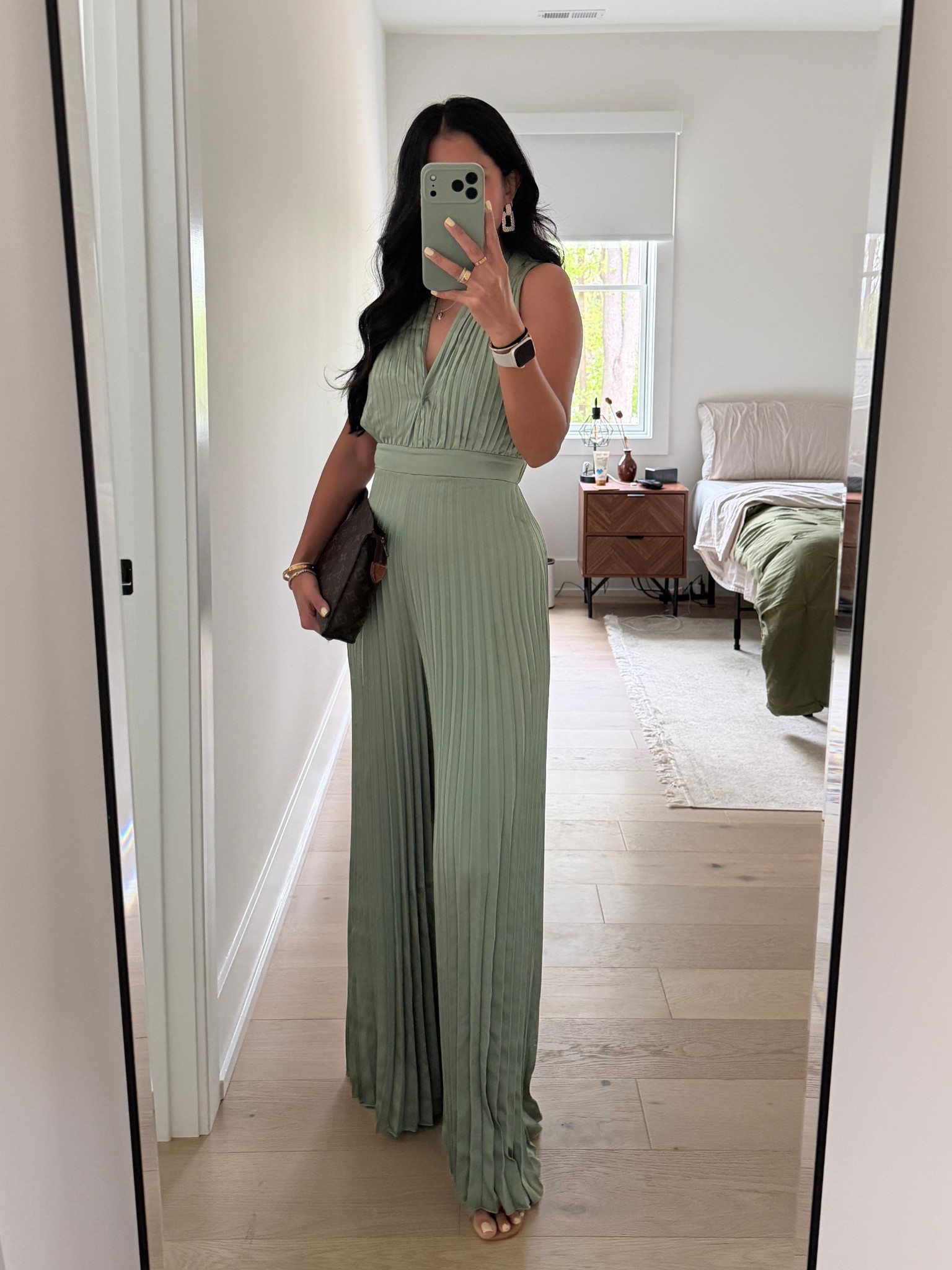 Abercrombie jumpsuit - so pretty in person!! 

#LTKMidsize #LTKSaleAlert #LTKWedding