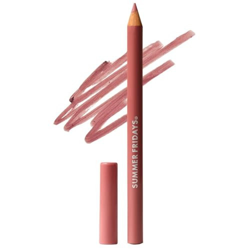 Summer Fridays SoftLine Lip Liner Pencil - Creamy, Long-Lasting Matte Lip Pencil for Sculpted Definition - Skin Care Infused Makeup with Hyaluronic Filling Spheres + Jojoba Oil - Sugar (1.02 g) | Amazon (US)