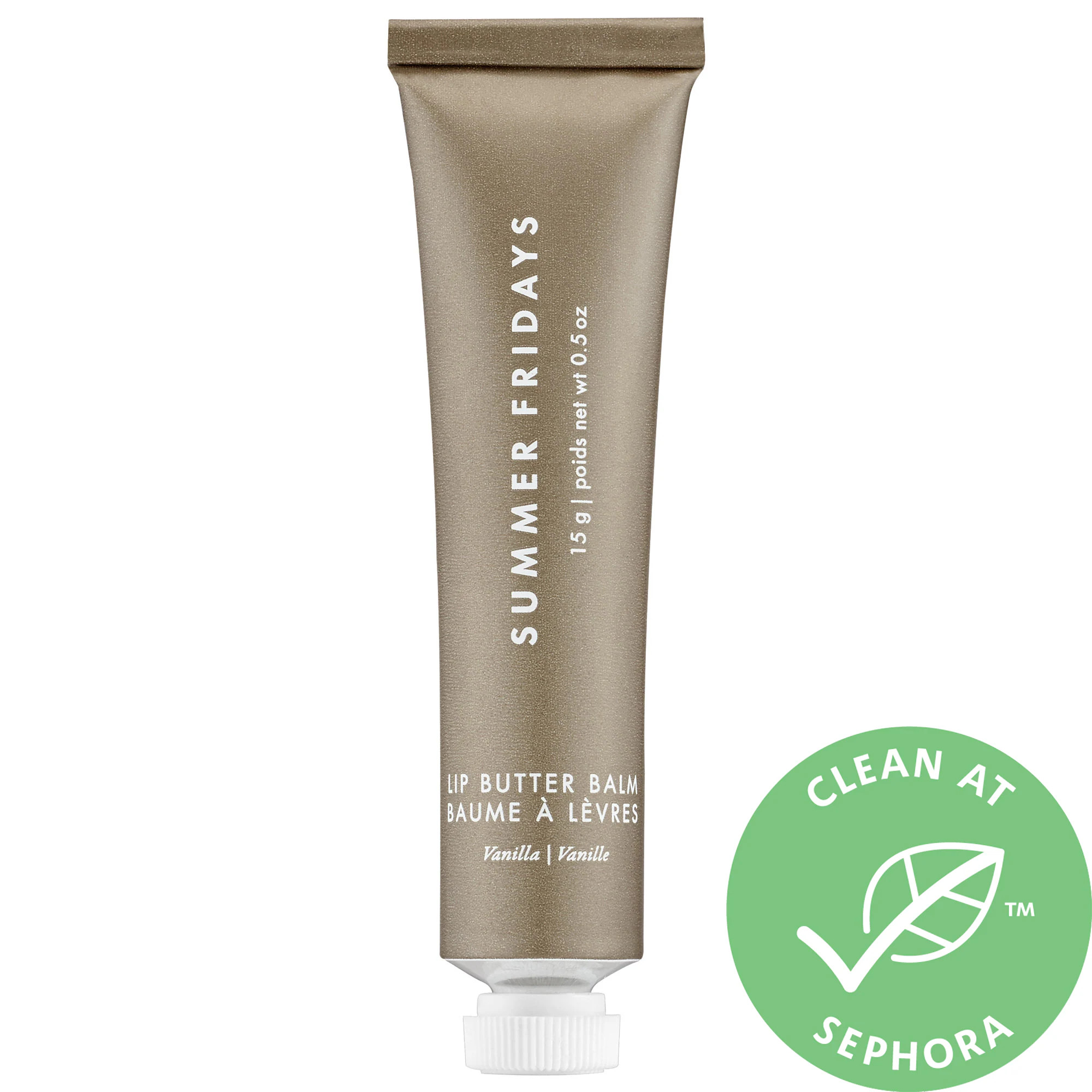 Summer Fridays Lip Butter Balm Vanilla 0.5 oz/ 15g | Sephora (US)