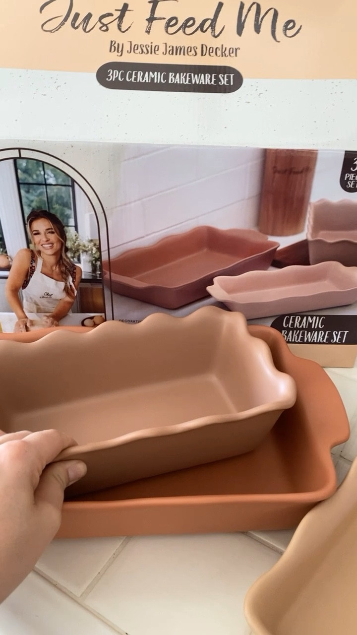 The prettiest bakeware set I’ve ever owned! Love, LOVE the Just Feed me line at Walmart!

#LTKhome #LTKfamily #LTKVideo