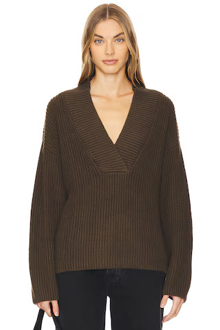 Stitches & Stripes Rue V-neck Pullover in Shade from Revolve.com | Revolve Clothing (Global)