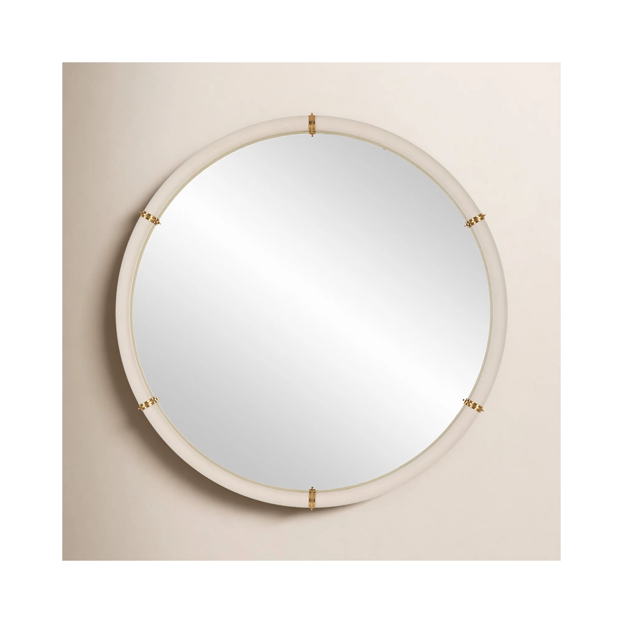 Steel Round Wall Mirror | Birch Lane