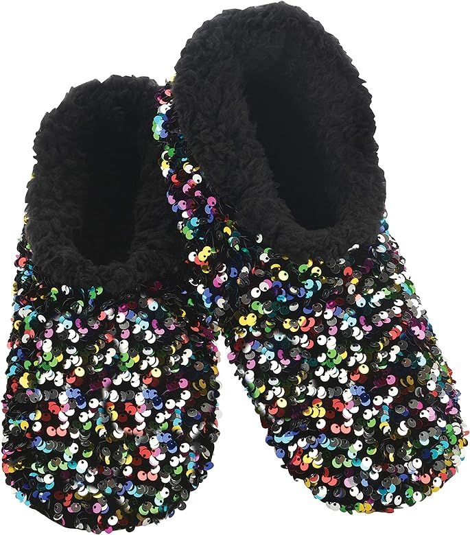 Snoozies Womens Slipper Socks - Cozy Slippers for Women - Fuzzy House Slippers for Indoor Use - S... | Amazon (US)