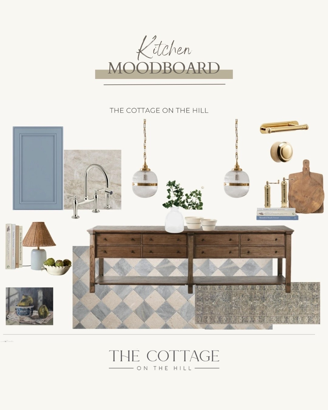 Here is a kitchen mood board that layers texture 

#LTKHome