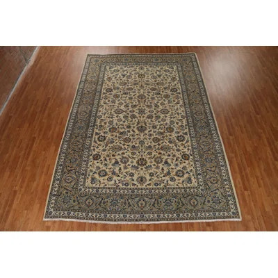 One-of-a-Kind 1970s 9'4" x 12'9" Wool Area Rug in Beige | Wayfair North America