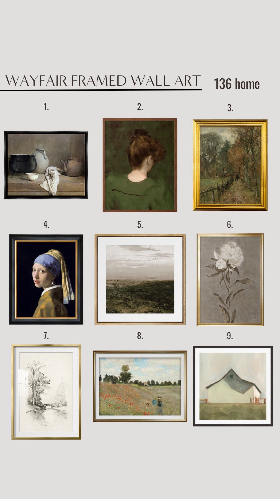 Wayfair Framed Wall Art #framedwallart #wallart #framedart #art #gallerywall #homedecor #interiordesign

#LTKfindsunder50 #LTKhome #LTKstyletip