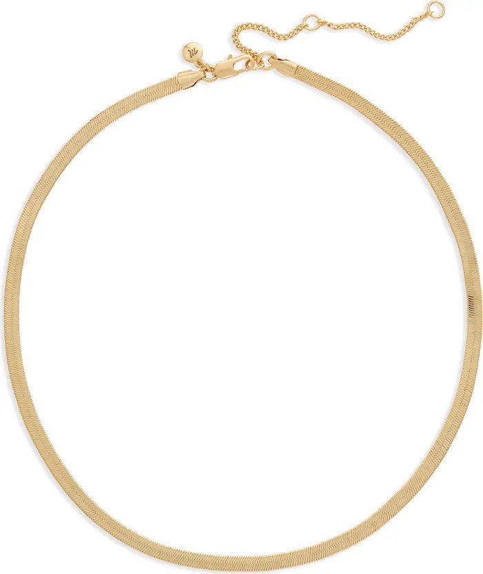 Madewell Herringbone Chain Necklace | Nordstrom | Nordstrom