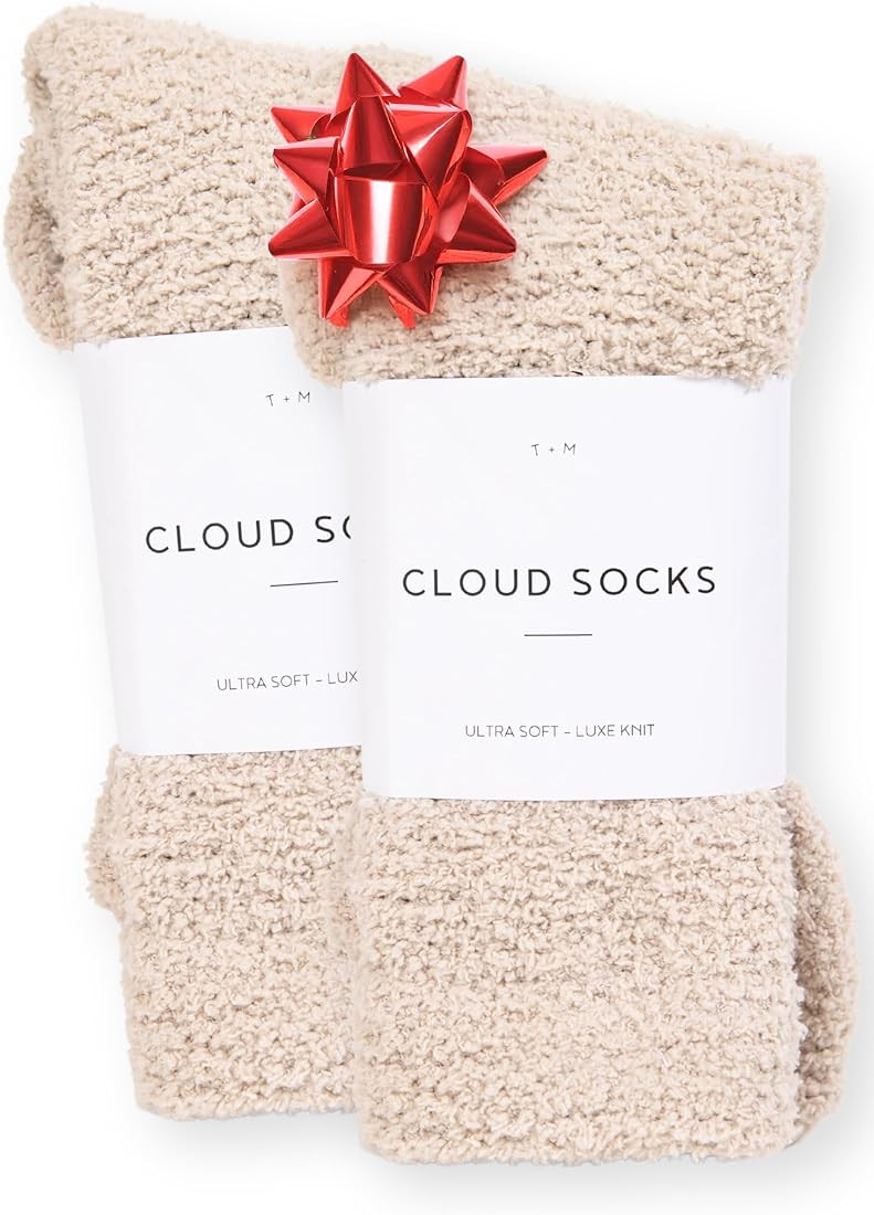 Unboxme Gifts Warm & Cozy Ultra-Luxe Cloud Sock for Women & Men - Super Soft Luxurious Fabric Sle... | Amazon (US)