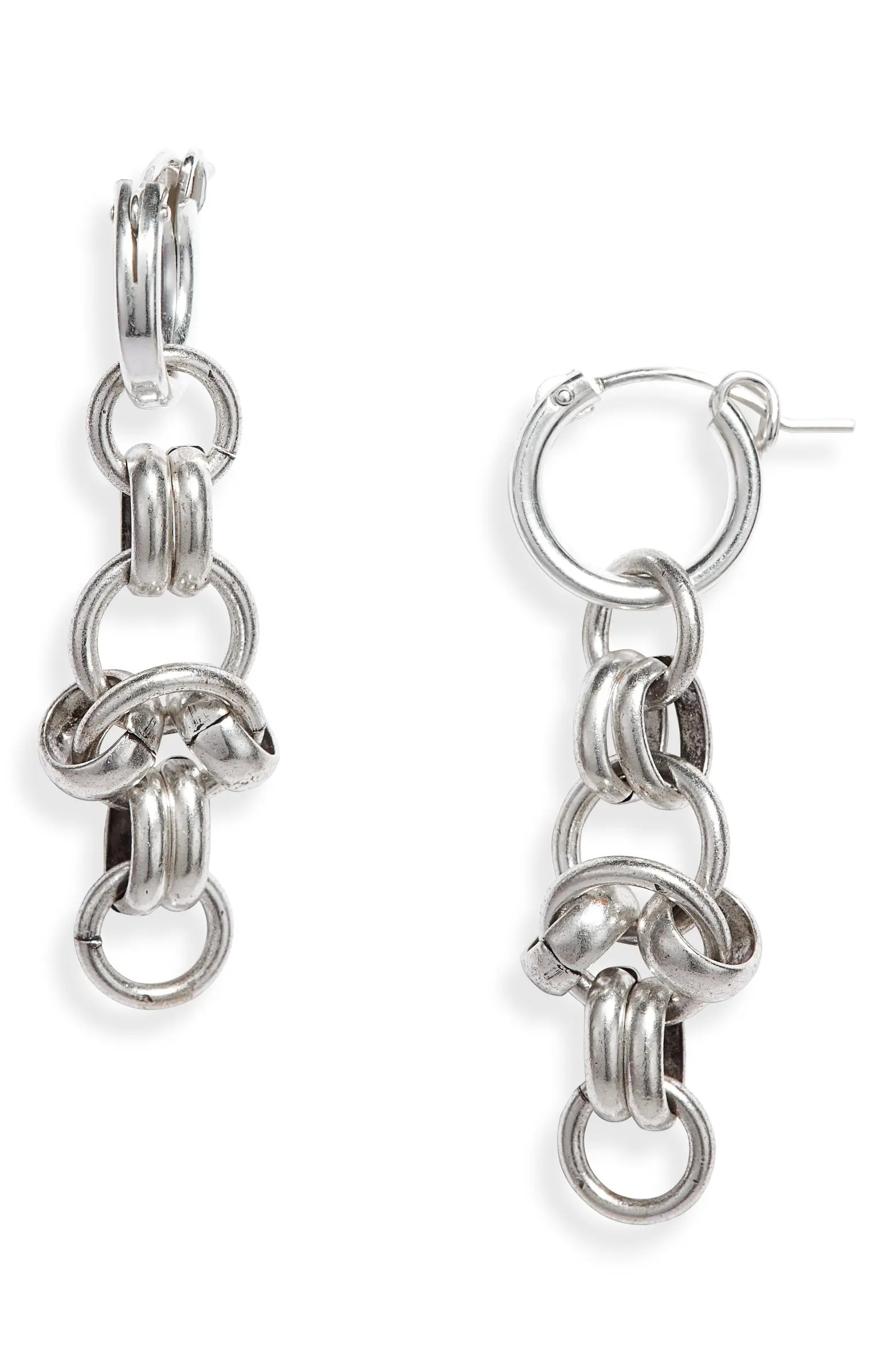 Child of Wild Pinto Chain Drop Huggie Hoop Earrings | Nordstrom | Nordstrom