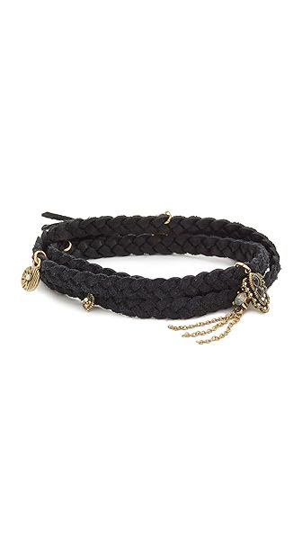 Ettika Buffalo Stance Wrap Bracelet - Black | Shopbop
